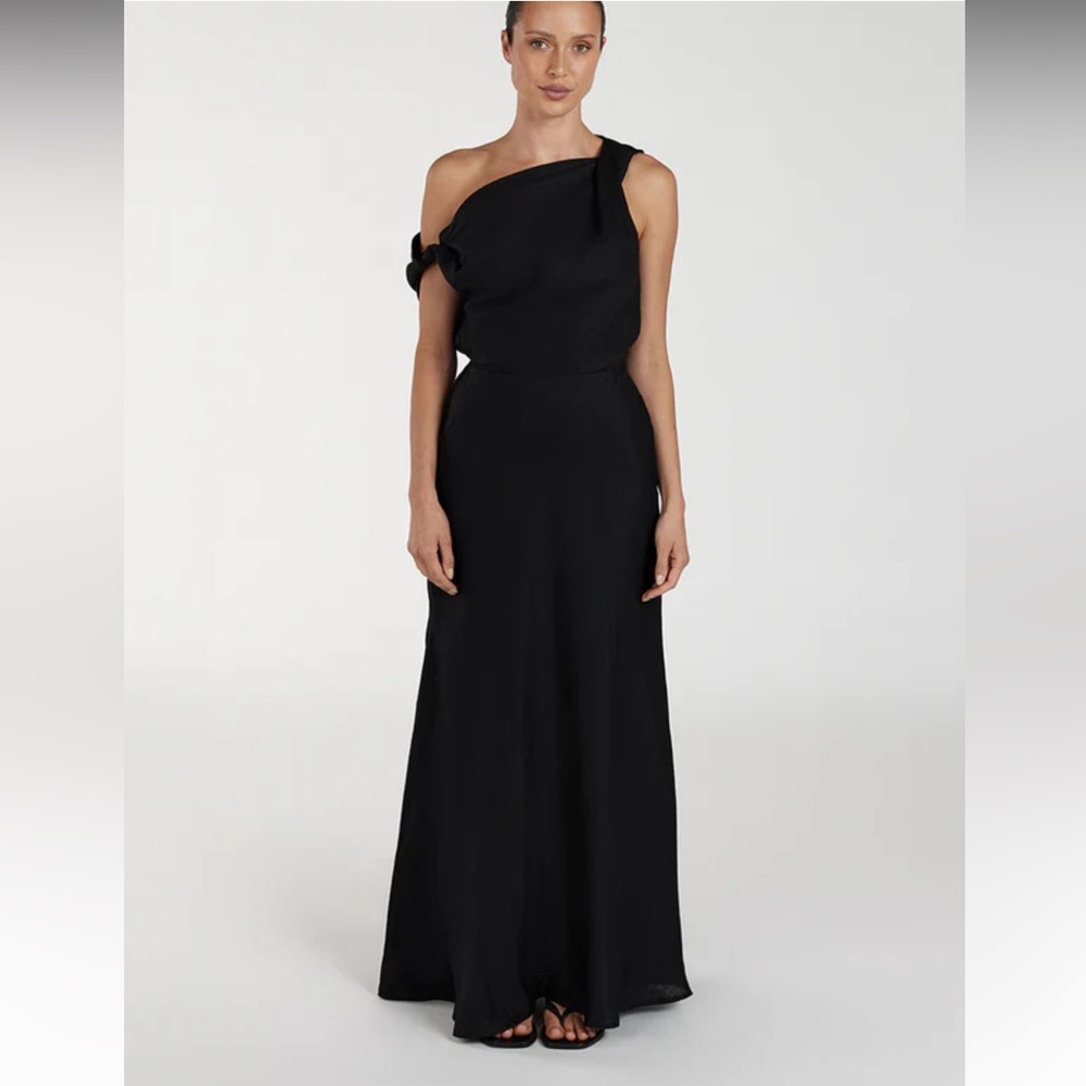 NWT Dissh Asymmetrical Linen Midi Dress